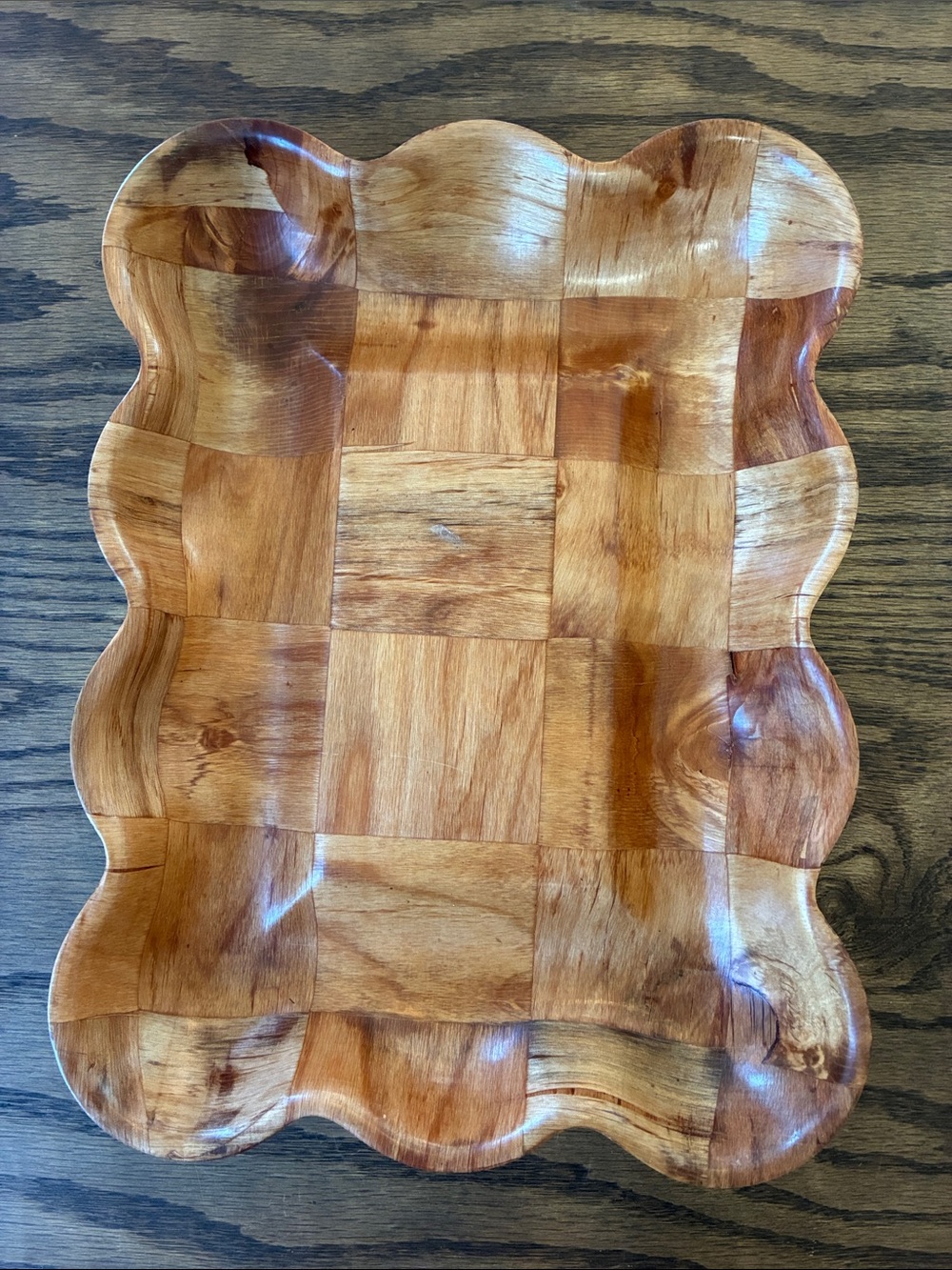 Mid Century bamboo bowl